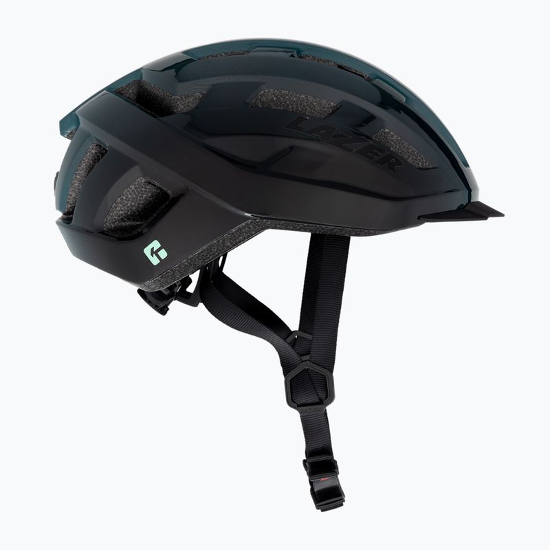 Cyklistická helma  Lazer Codax KinetiCore + net dark green/black 4
