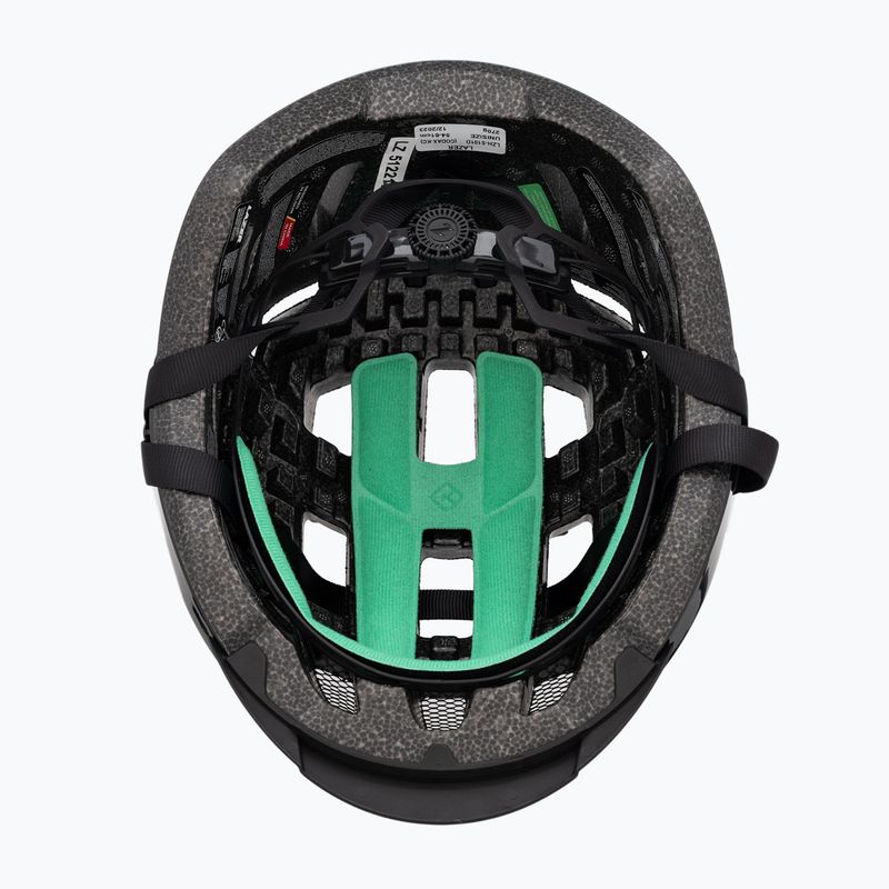 Cyklistická helma  Lazer Codax KinetiCore + net dark green/black 5