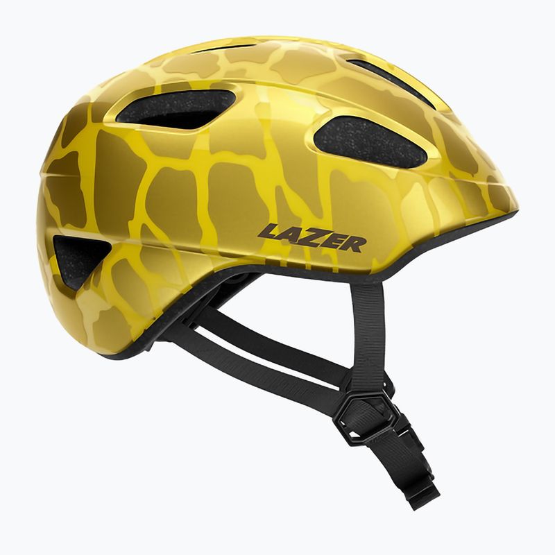 Dětská cyklistická helma Lazer Pnut 2.0 KinetiCore golder giraffe