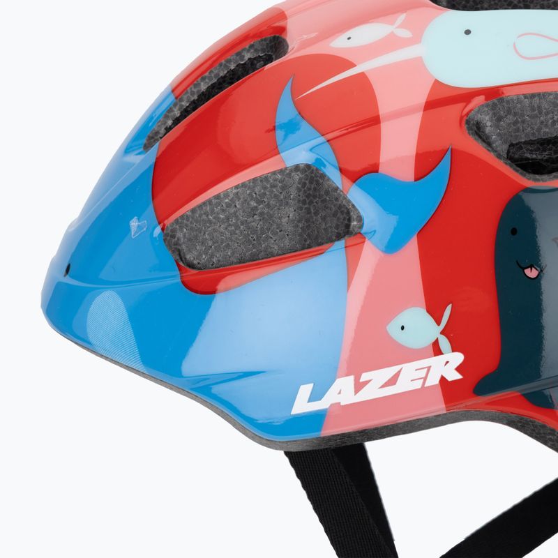 Dětská cyklistická helma Lazer Pnut 2.0 KinetiCore ocean life 7
