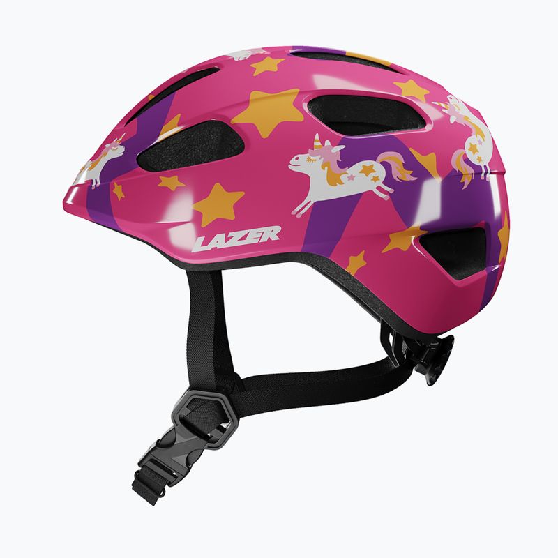 Dětská cyklistická helma Lazer Pnut 2.0 KinetiCore purple pony 3