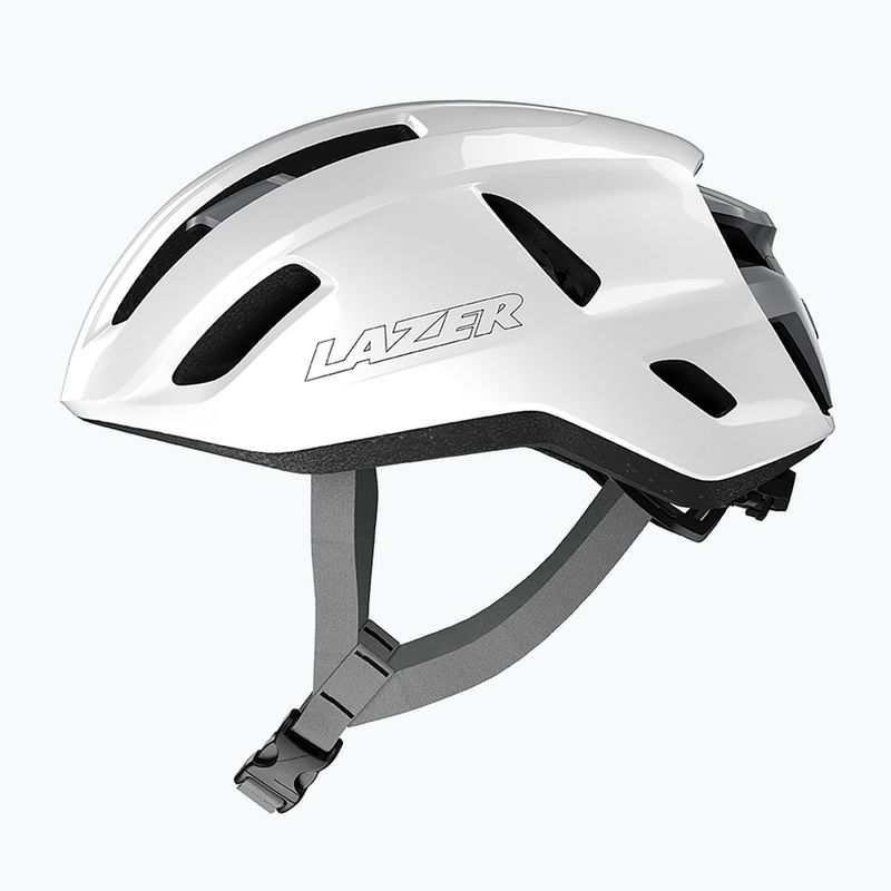 Cyklistická helma Lazer Sphere KinetiCore white/silver 2