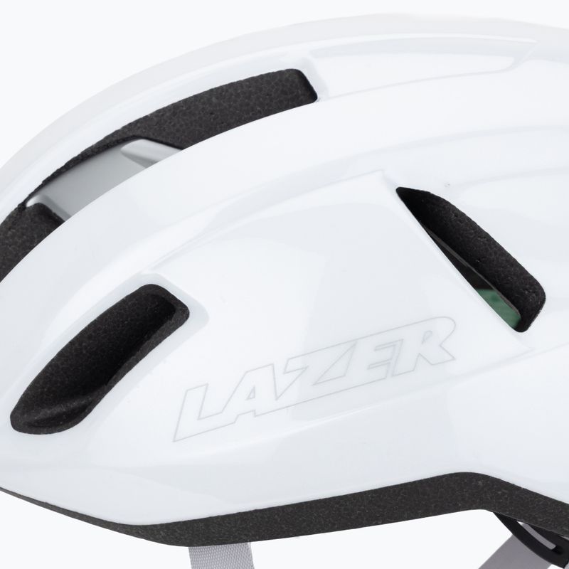 Cyklistická helma Lazer Sphere KinetiCore white/silver 7