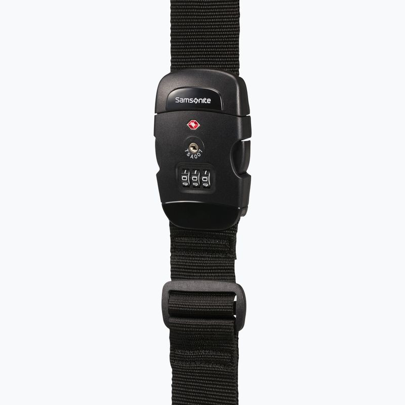 Popruh na zavazadloSamsonite Luggage Strap/Tsa Lock black