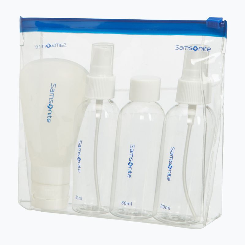 Sada cestovních lahví Samsonite Travel Bottle Set 4 szt. translucent