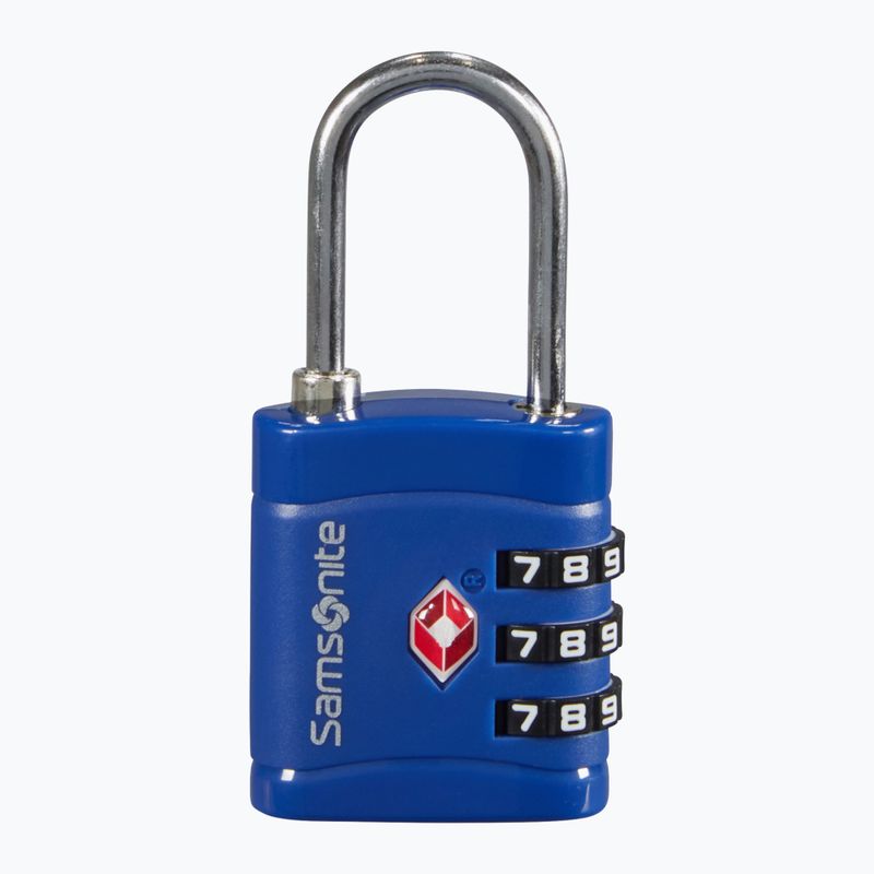 Visací zámek Samsonite Combilock 3Dial Tsa Light midnight blue