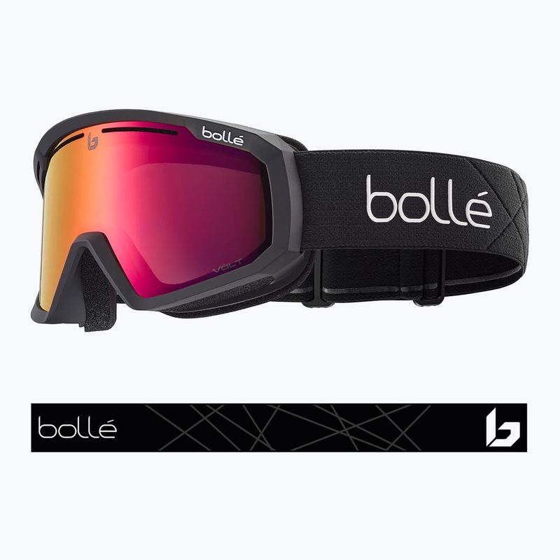 Lyžařské brýle Bollé Y7 OTG black matte/volt ruby 3