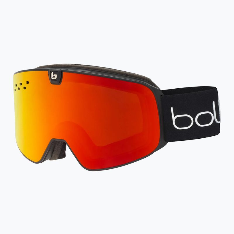 Lyžařské brýle  Bollé Nevada Neo black matte/sunrise&light vermillon blue