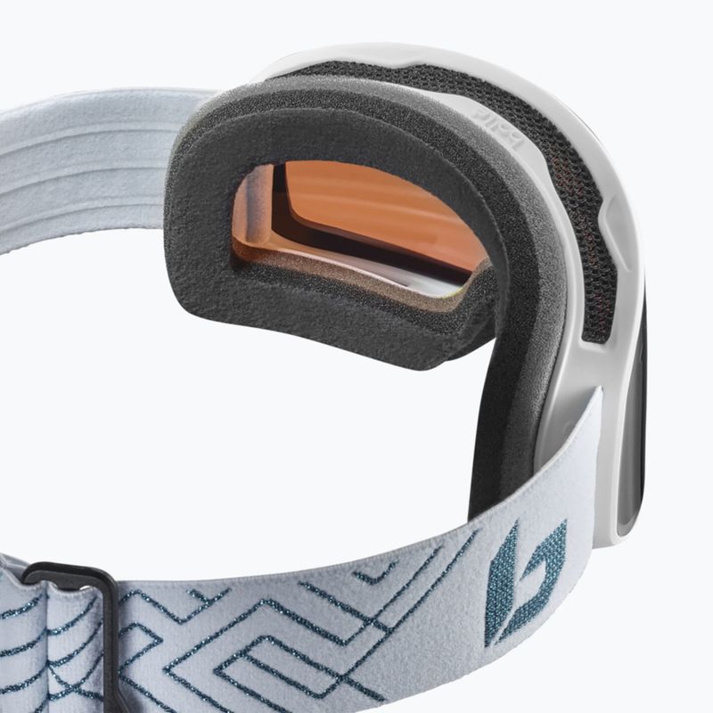 Lyžařské brýle Bollé Nevada Small white metalic blue matte/azure 2