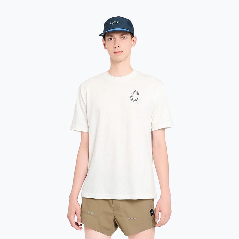 Pánská běžecká tričko Ciele Athletics NSP HV ''C" off white