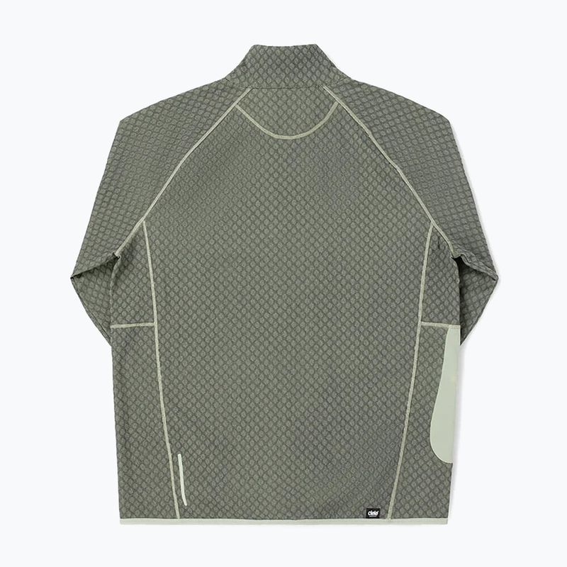 Pánská běžecká mikina Ciele Athletics VLVHalfzip light moss 2