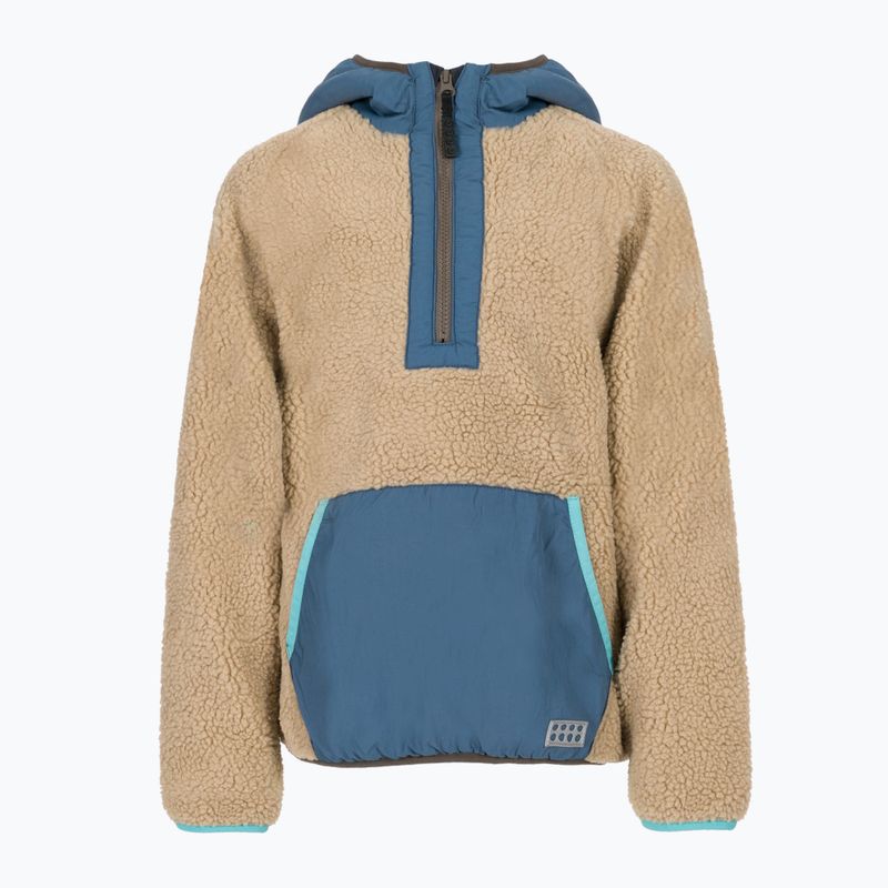 Dětská fleece mikina LEGO Lwsky hnědá 11010288