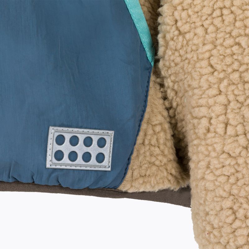 Dětská fleece mikina LEGO Lwsky hnědá 11010288 3