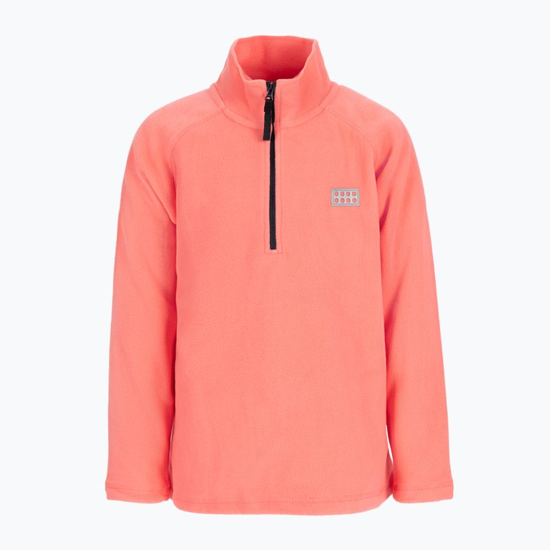 Dětská fleece mikina LEGO Lwsinclair oranžová 22972