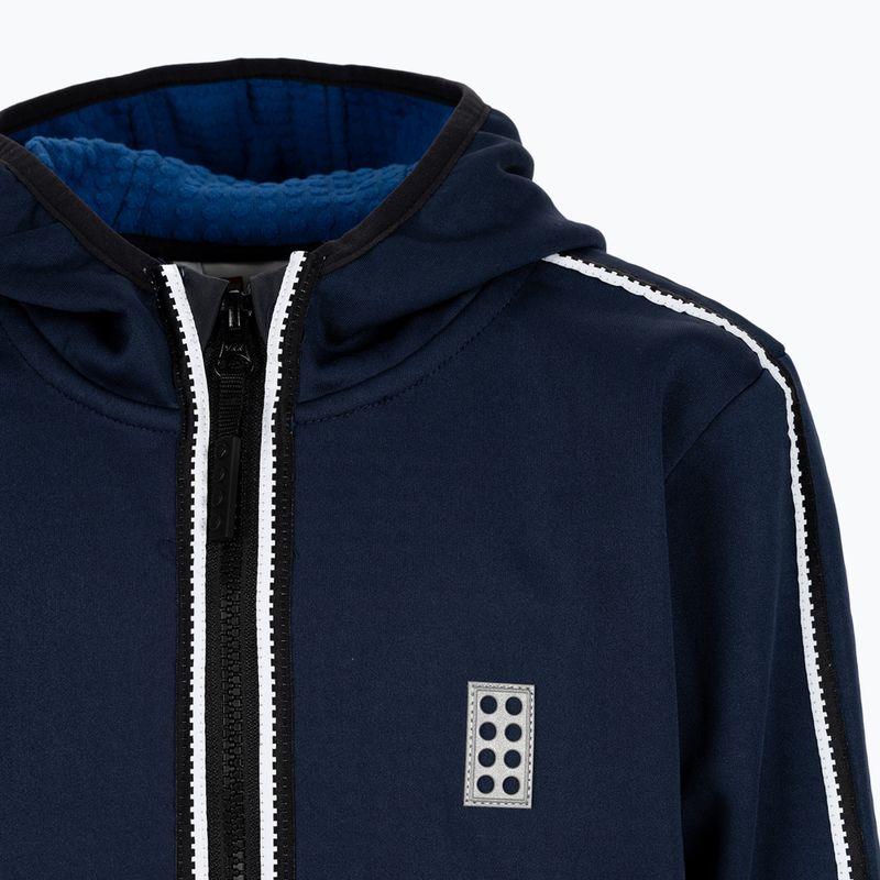 Dětská fleece mikina LEGO Lwsefrit tmavě modrá 11010407 3
