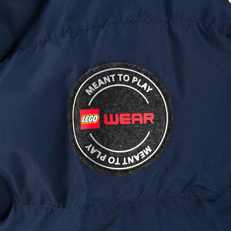 Dětská péřová bunda LEGO Lwjipe 704 hnědý 22898 5
