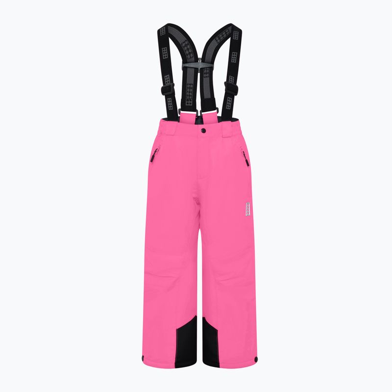 Dětské lyžařské kalhoty LEGO Lwparaw 702 pink 11010540
