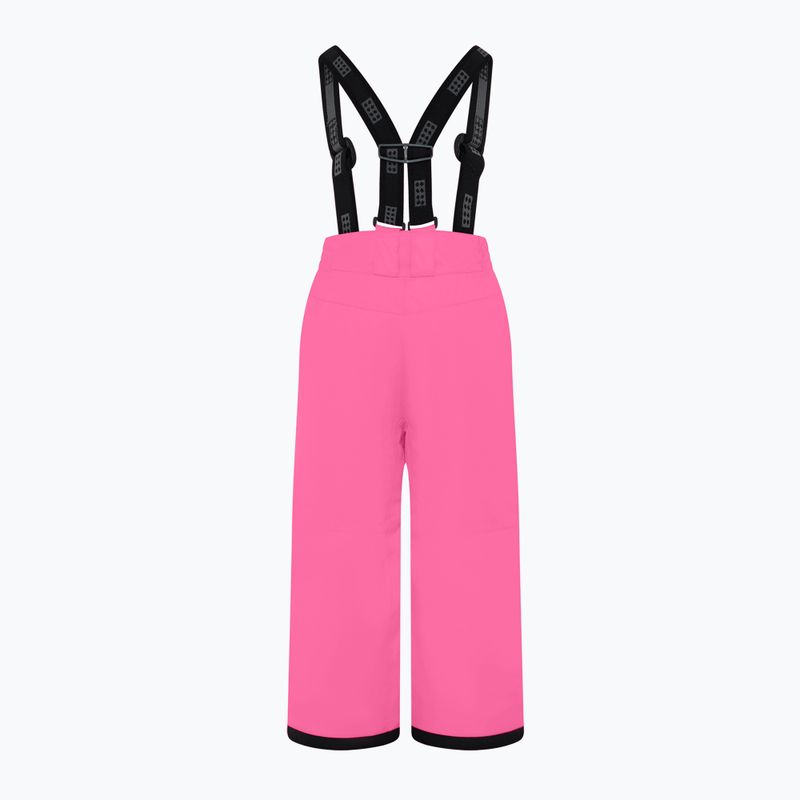 Dětské lyžařské kalhoty LEGO Lwparaw 702 pink 11010540 2