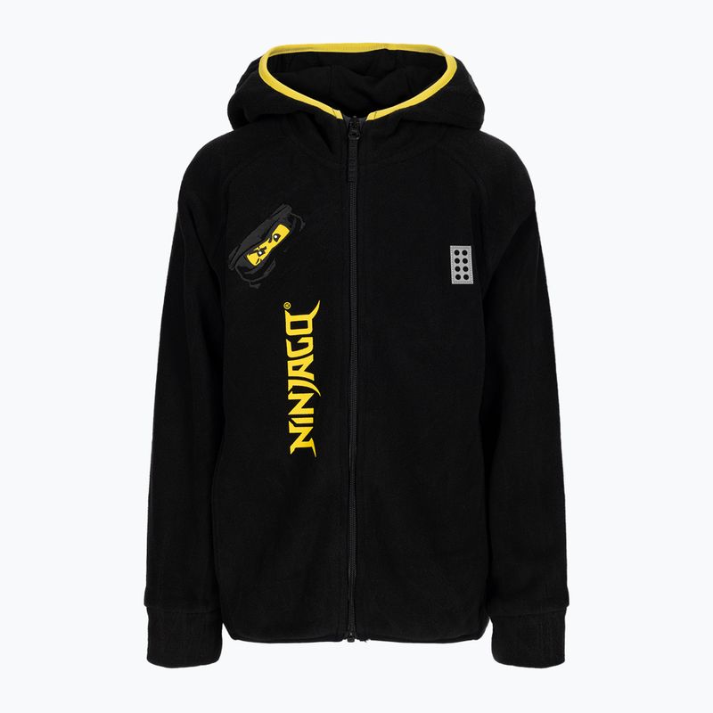 Dětská fleece mikina LEGO Lwsangai černá 11010498