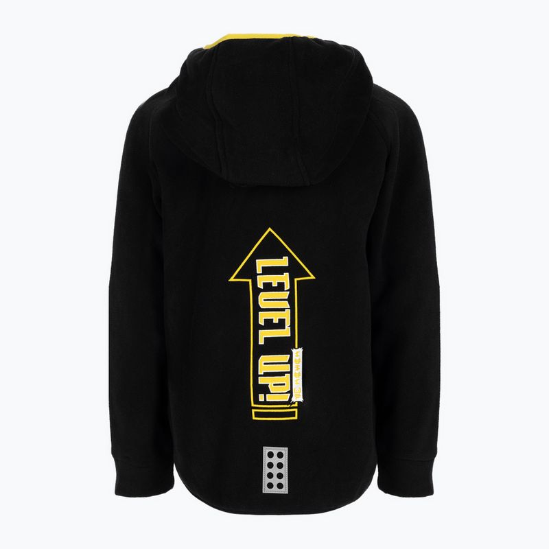 Dětská fleece mikina LEGO Lwsangai černá 11010498 2