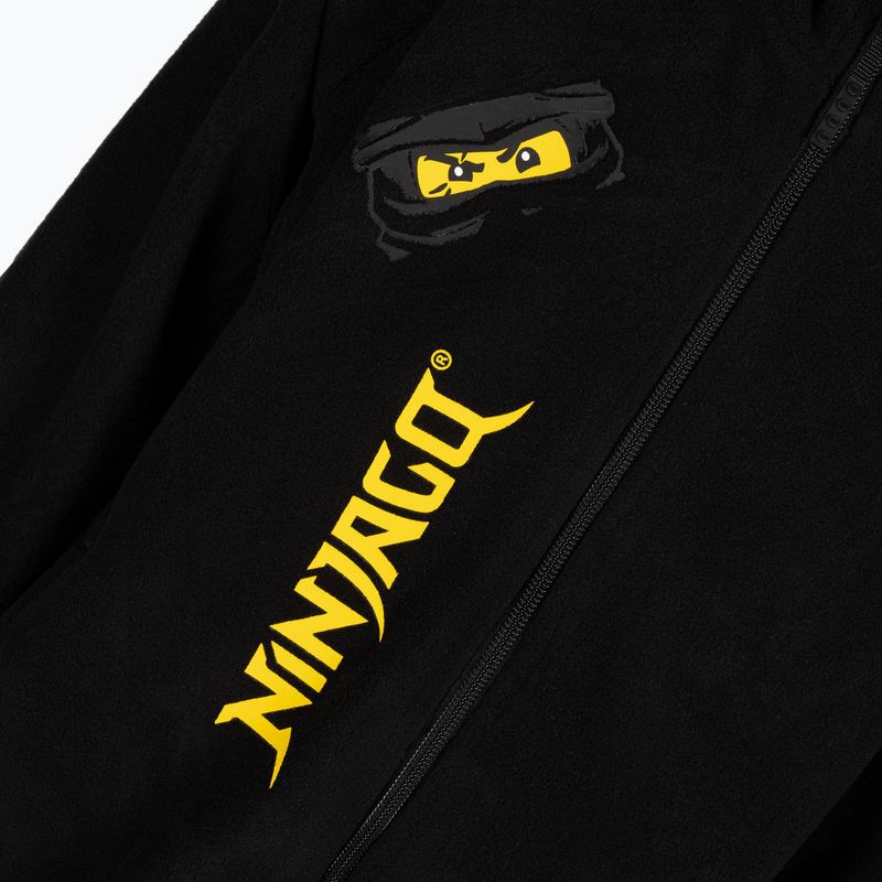 Dětská fleece mikina LEGO Lwsangai černá 11010498 4
