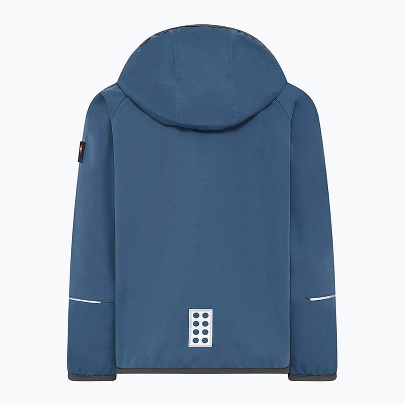 Dětská softshellová bunda Lego Lwsefrit 200 modrá 2