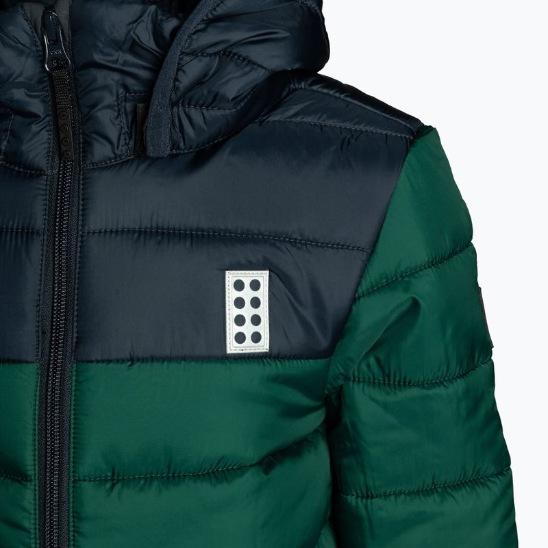 Dětská softshellová bunda LEGO Lwjesse tmavě zelená 3