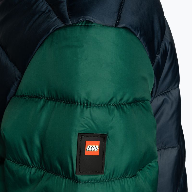 Dětská softshellová bunda LEGO Lwjesse tmavě zelená 4