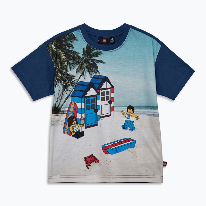 Dětské tričko LEGO Lwtaffy 312 dark blue