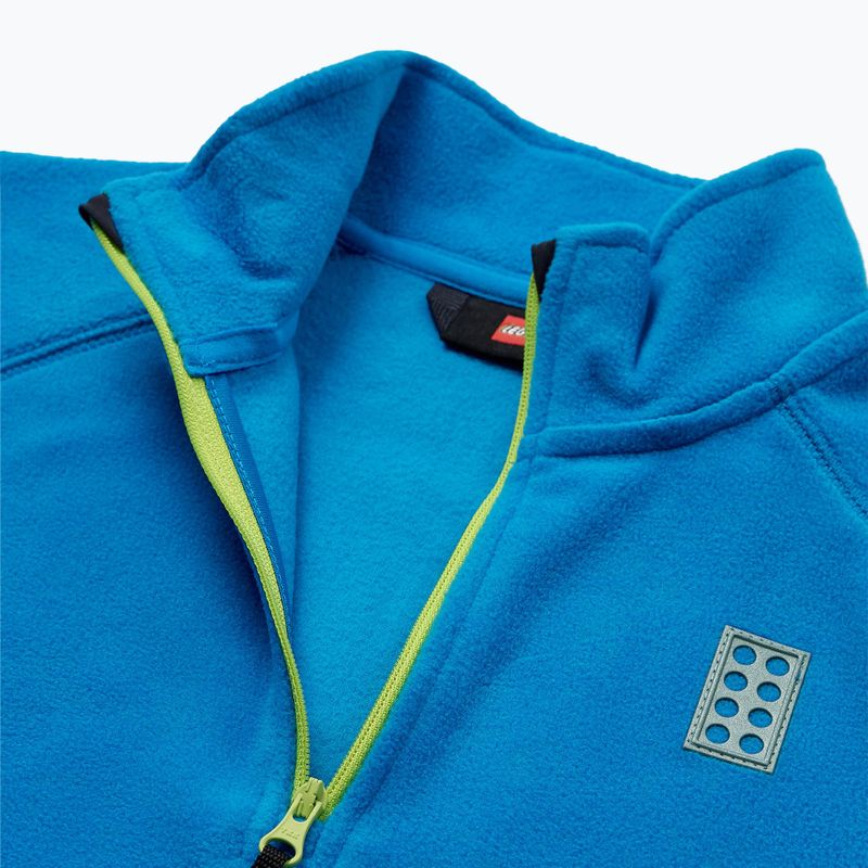 Dětská mikina LEGO Lwsinclair 702 blue/lime 3