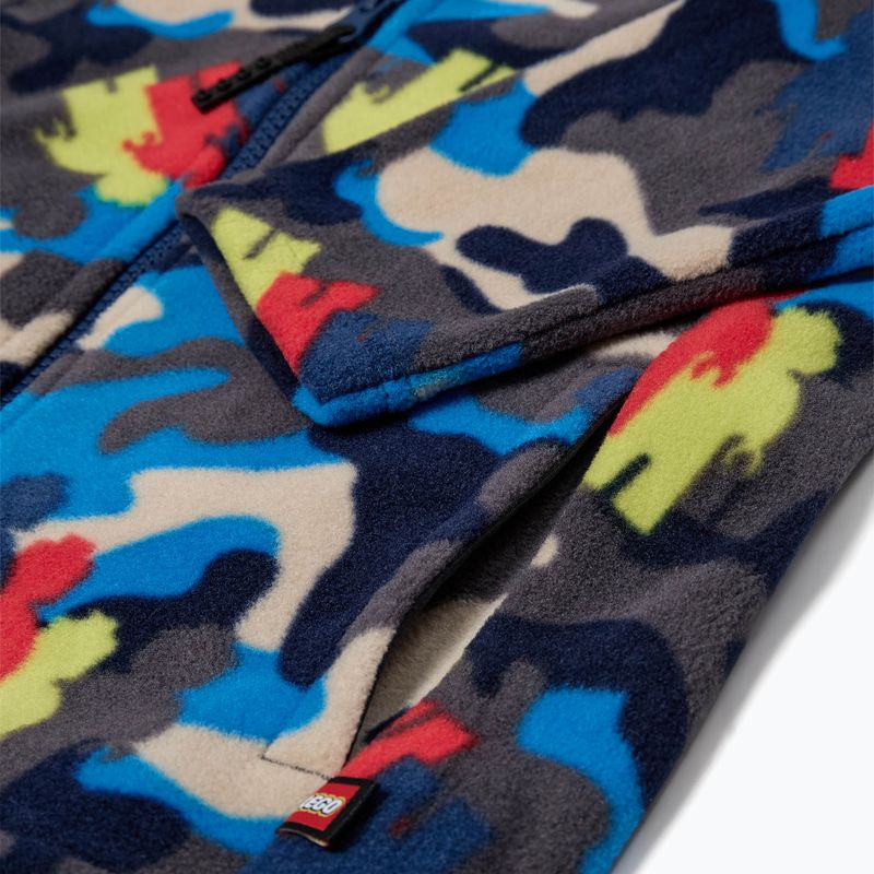 Dětská mikina LEGO Lwsaku 708 Fleece blue 4
