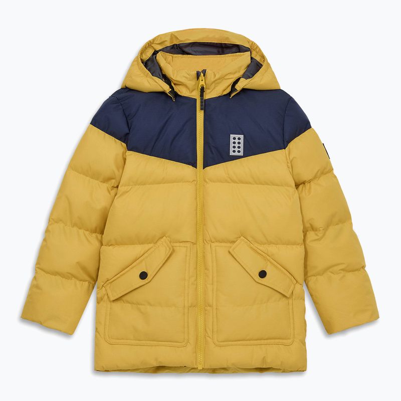Dětská zateplená bunda LEGO Lwjebel 733 dark yellow