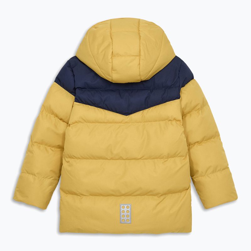 Dětská zateplená bunda LEGO Lwjebel 733 dark yellow 2