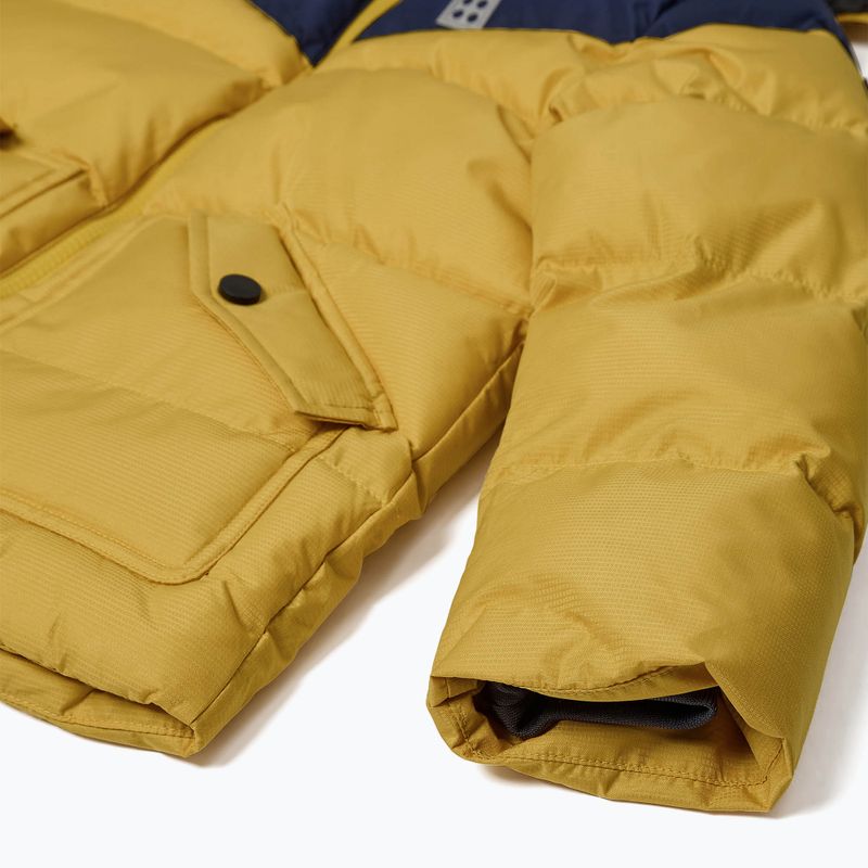 Dětská zateplená bunda LEGO Lwjebel 733 dark yellow 4