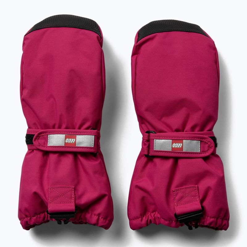 Dětské lyžařské rukavice LEGO Lwatlin 706 fuchsia 2
