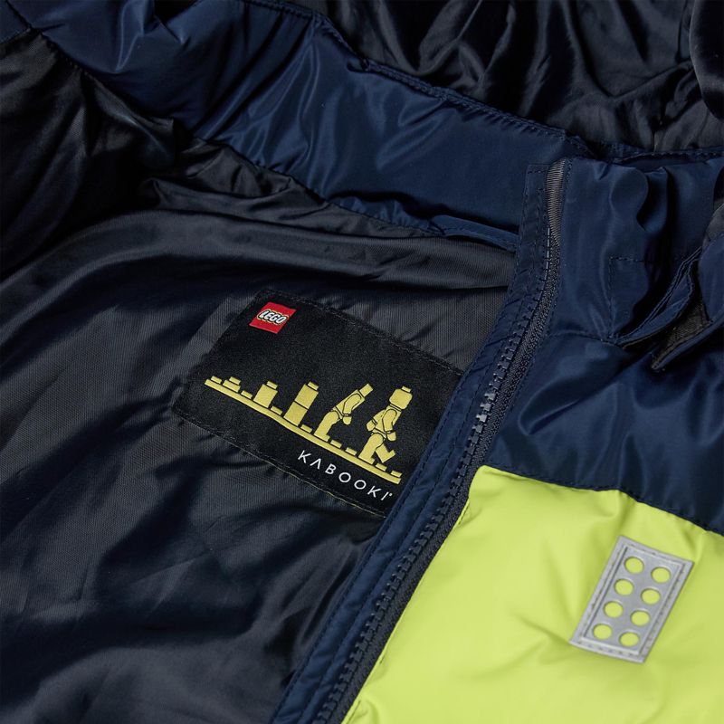 Dětská bunda LEGO Lwjipe 705 dark navy/lime 5
