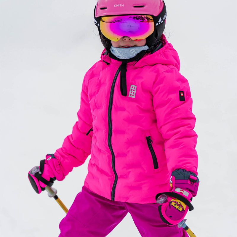 Dětská lyžařská bunda LEGO Lwjipe 706 pink 6