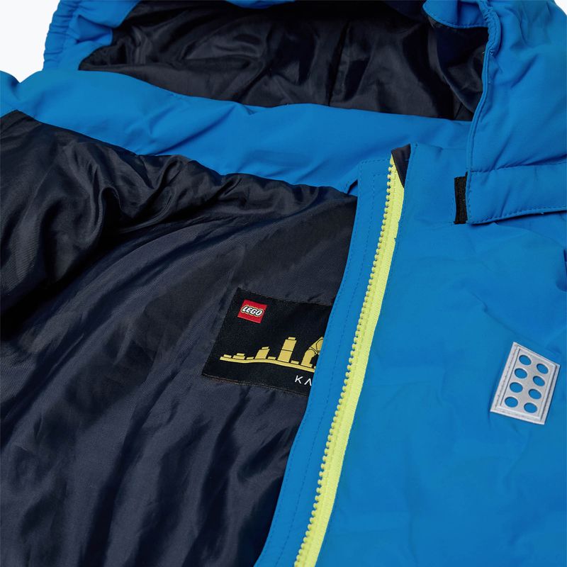 Dětská lyžařská bunda LEGO Lwjipe 706 blue/lime 5