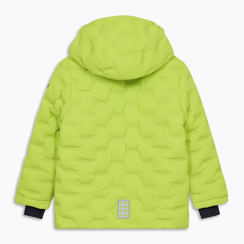Dětská lyžařská bunda LEGO Lwjipe 706 lime green/blue 2