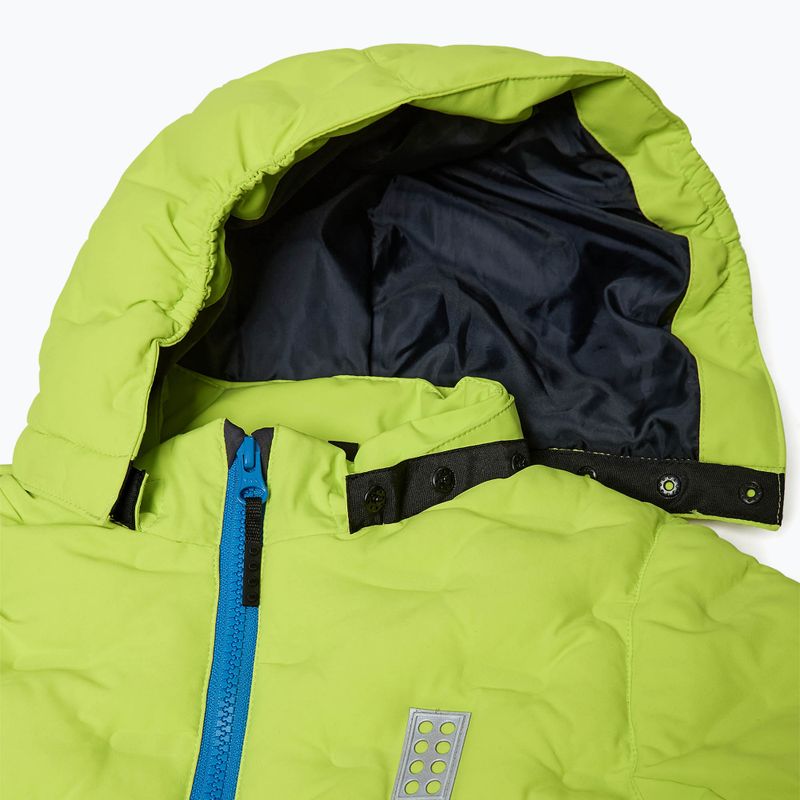 Dětská lyžařská bunda LEGO Lwjipe 706 lime green/blue 3