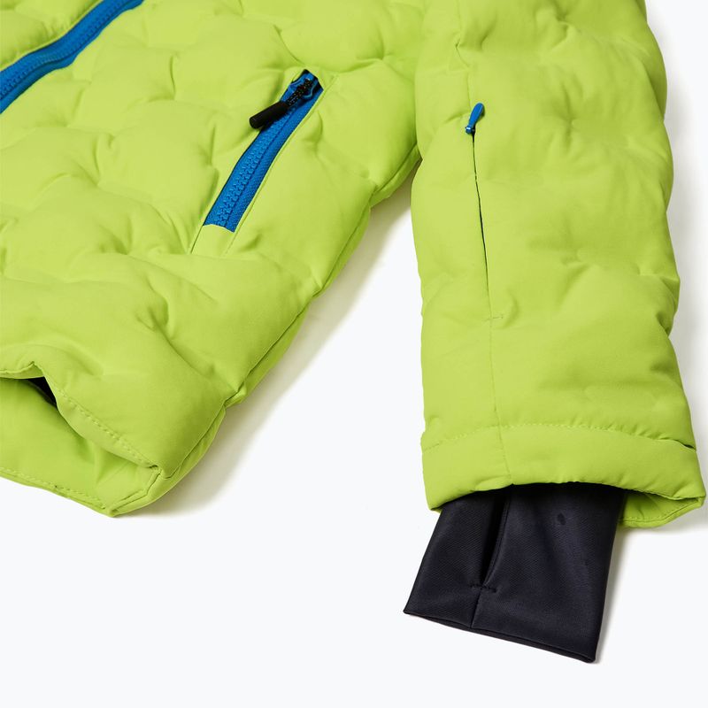 Dětská lyžařská bunda LEGO Lwjipe 706 lime green/blue 4