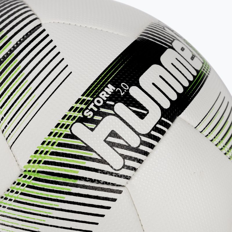 Hummel Storm 2.0 FB fotbal bílý/černý/zelený velikost 4 3