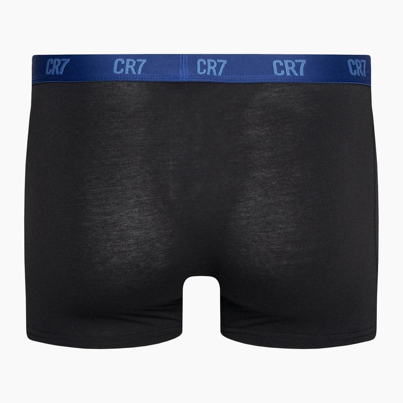 Pánské boxerky CR7 Basic Trunk 3 páry black/blue 3