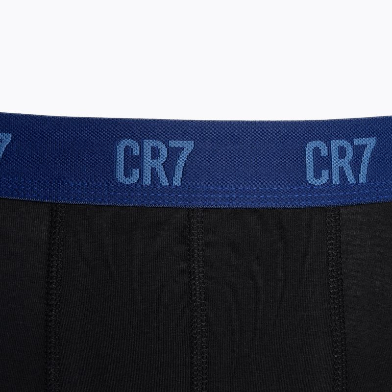 Pánské boxerky CR7 Basic Trunk 3 páry black/blue 4