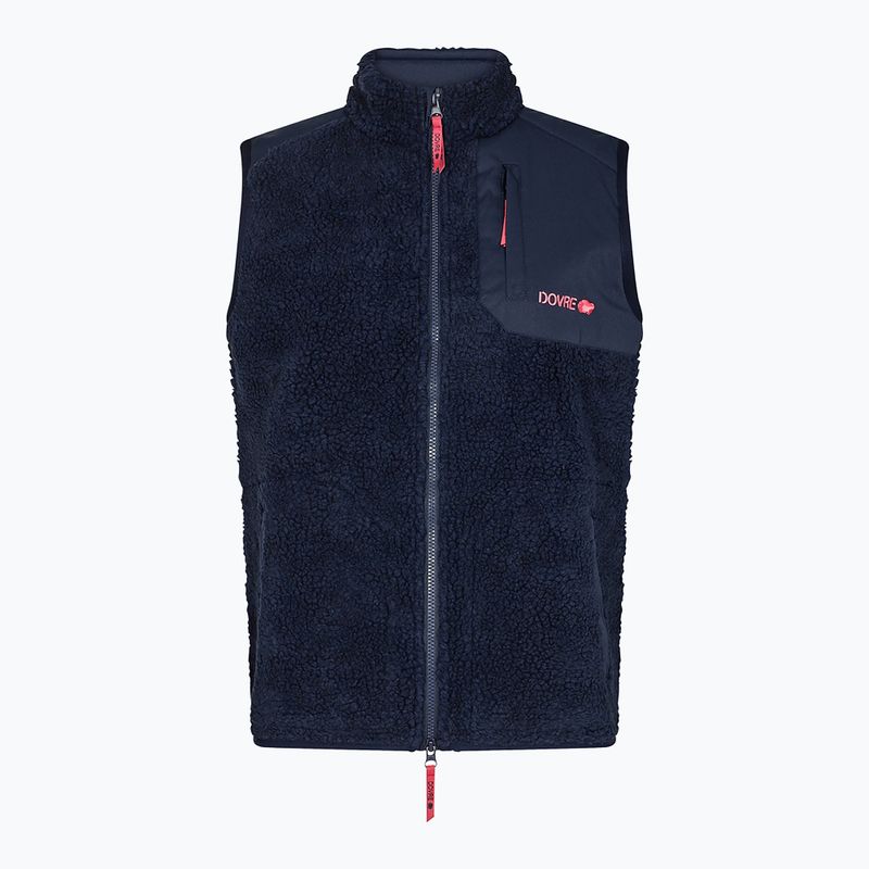 Dámská vesta Dovre Teddy Fleece navy 5