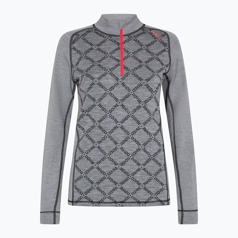 Dámská termo mikina Dovre Half Zip Jacquard grey 5