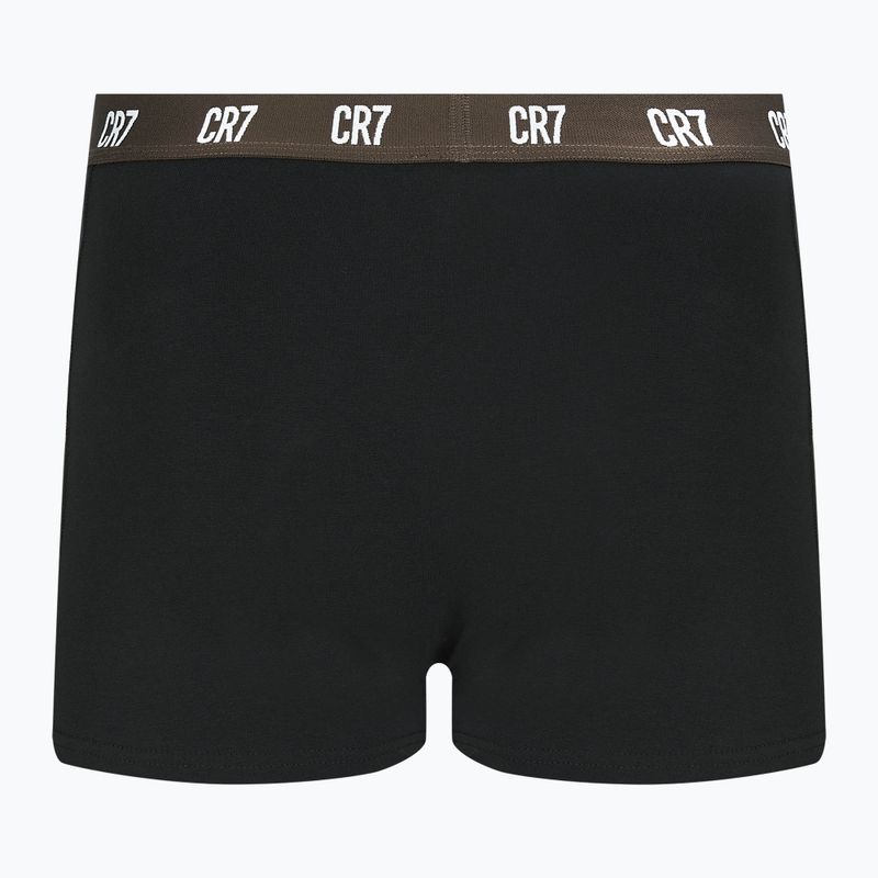 Pánské boxerky  CR7 Basic Trunk 3 pary black/brown 3