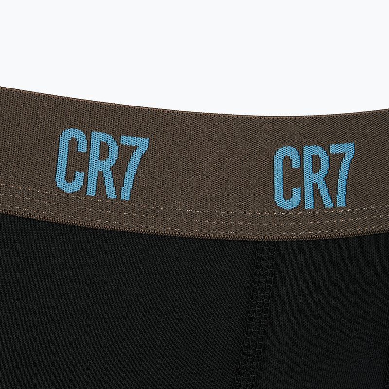 Pánské boxerky  CR7 Basic Trunk 3 pary black/brown 7