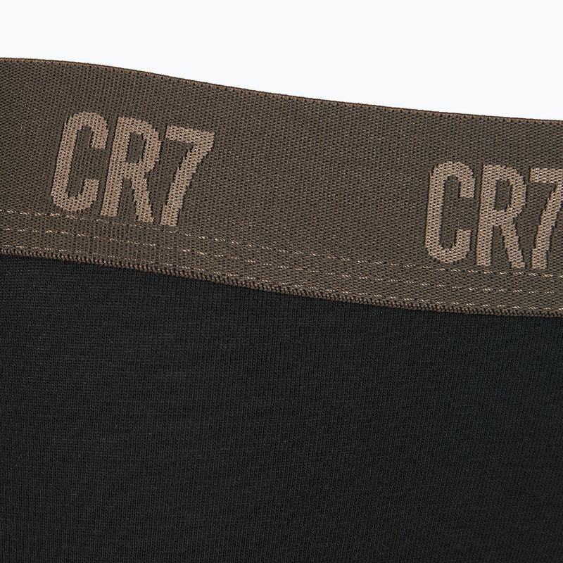 Pánské boxerky  CR7 Basic Trunk 3 pary black/brown 10