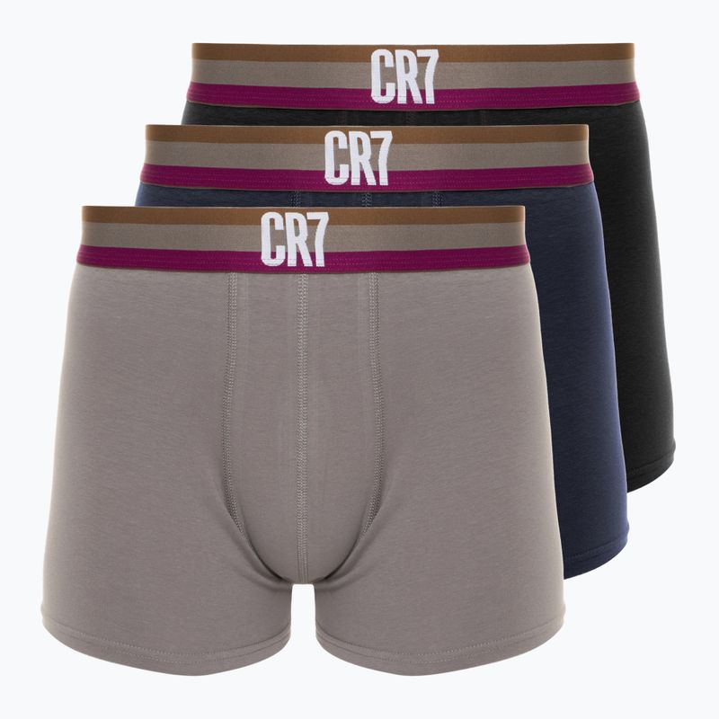 Pánské boxerky CR7 Basic Trunk 3 páry 704 multicolour